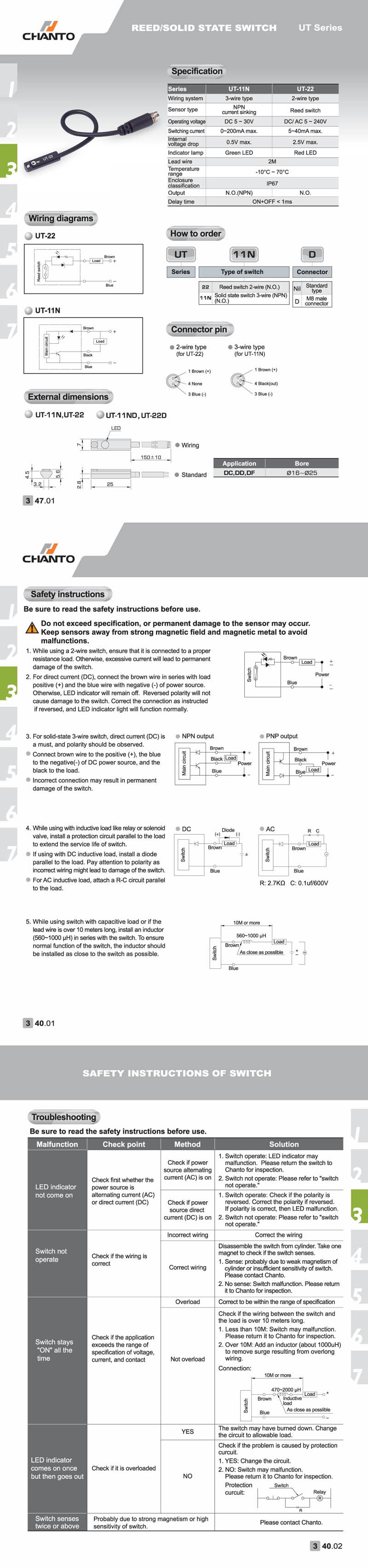 UT Reed / Solid State Switch